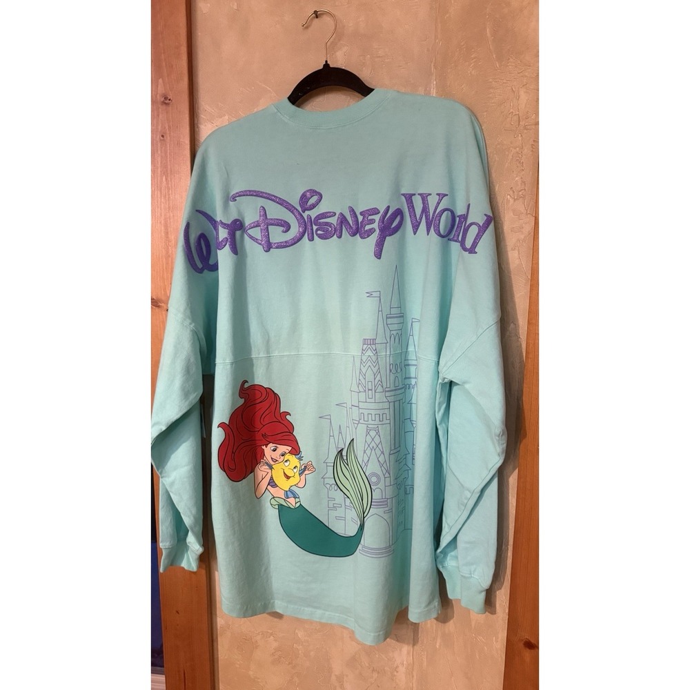 Disney Parks 2026 Ariel The Little Mermaid Spirit Jersey Adult Size Large NEW